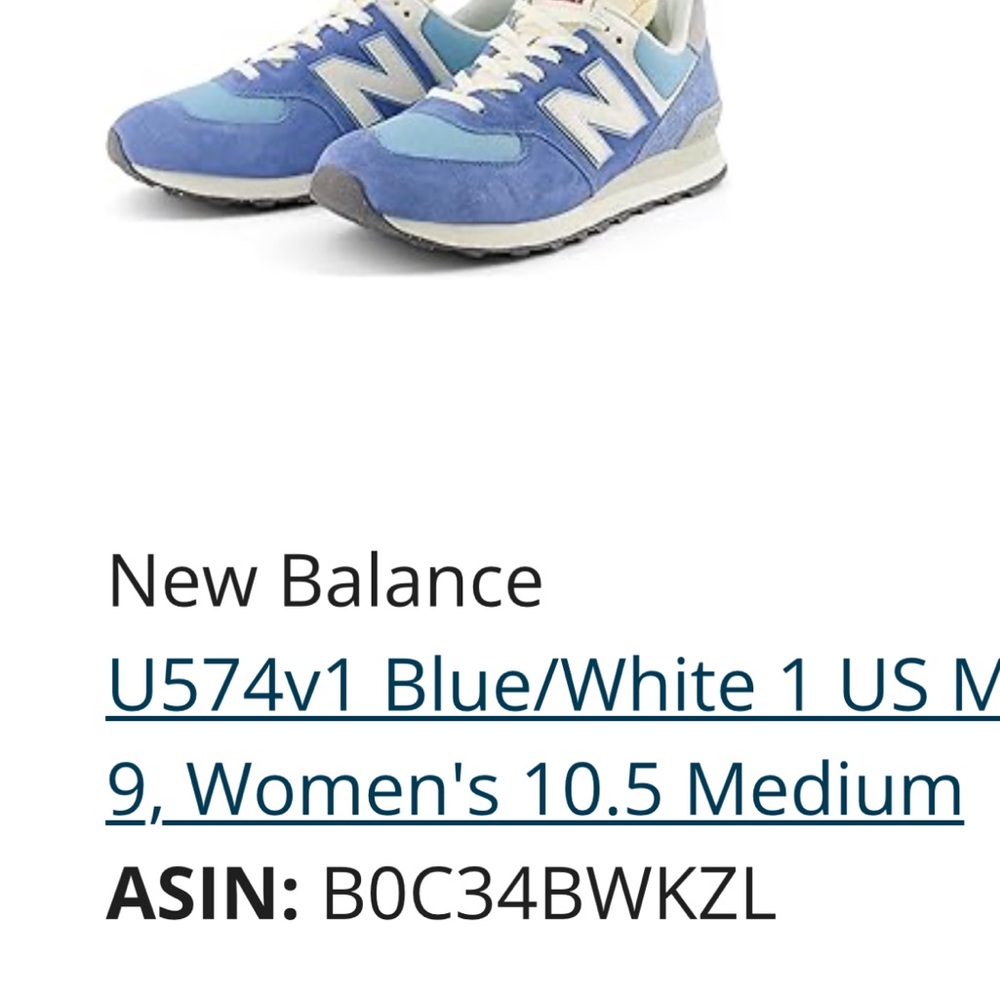 New Balance Women's Blue Sneakers